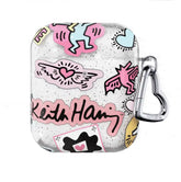 Keith Haring Pastel Glitter AirPod Case