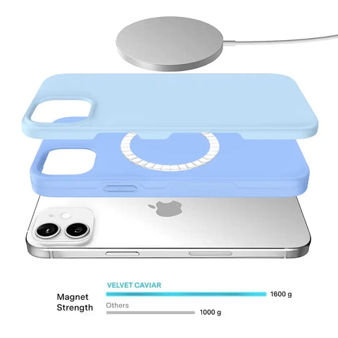 Cotton Candy Blue iPhone Case