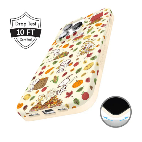 Snoopy Autumn Leaves iPhone Case