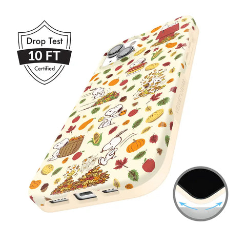 Snoopy Autumn Leaves iPhone Case