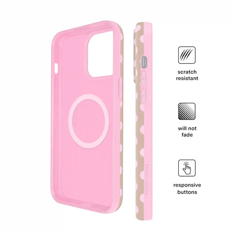 Brown Sugar Polka Dot iPhone Case