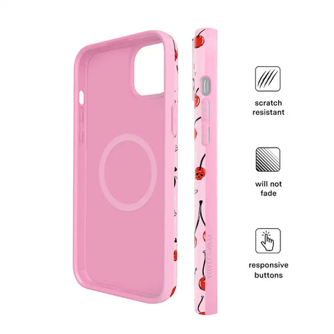 Sour Cherry Skulls iPhone Case