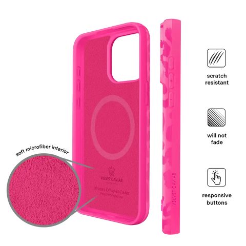 Even Hotter Pink Leopard iPhone Case