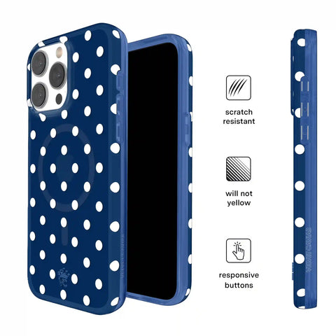 Midnight Polka Dot iPhone Case