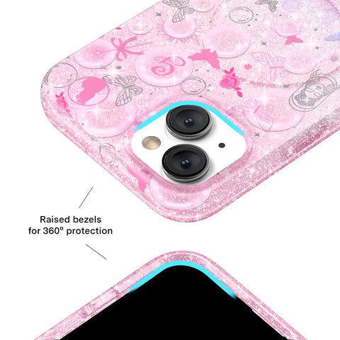 Wicked Glinda’s Bubble Glitter iPhone Case