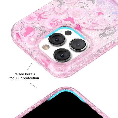 Wicked Glinda’s Bubble Glitter iPhone Case