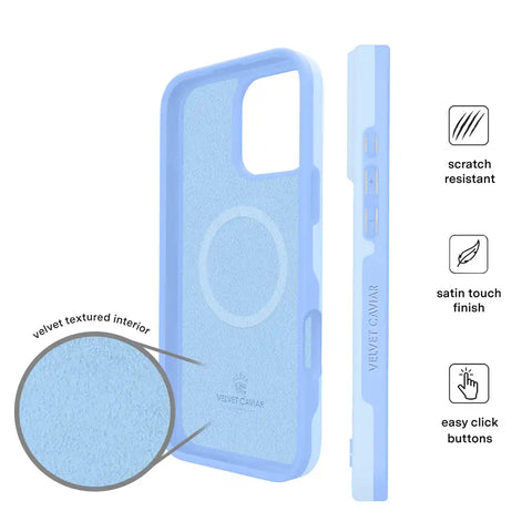 Cotton Candy Blue iPhone Case
