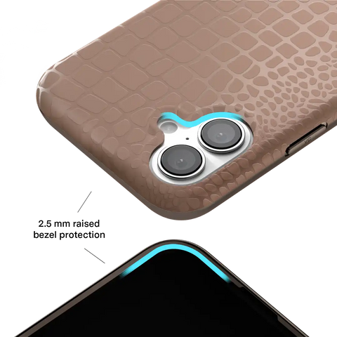 Khaki Croc iPhone Case