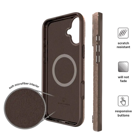 Khaki Croc iPhone Case