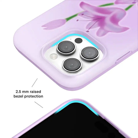Love Spell Lily Floral iPhone Case