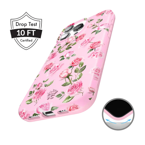 Baby Pink Roses iPhone Case
