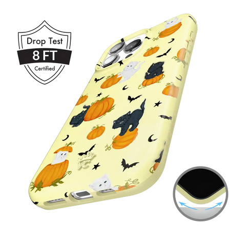 Purrfect Pumpkins iPhone Case