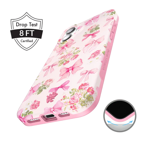 Posie Pink Bow iPhone Case