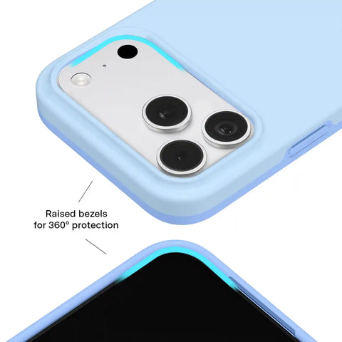 Cotton Candy Blue iPhone Case