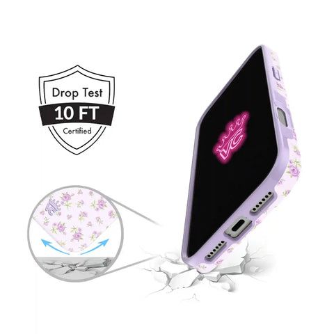 Dainty Lilac Floral iPhone Case