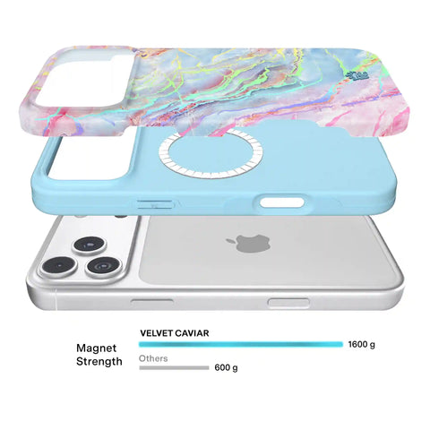 Holo Moonstone Marble iPhone Case
