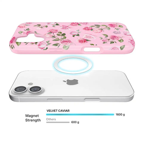 Baby Pink Roses iPhone Case