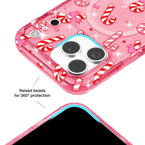 Pink Peppermint Princess iPhone Case