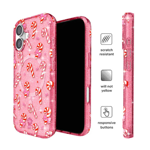 Pink Peppermint Princess iPhone Case