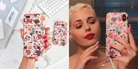 Nude Vintage Floral Samsung Galaxy Case