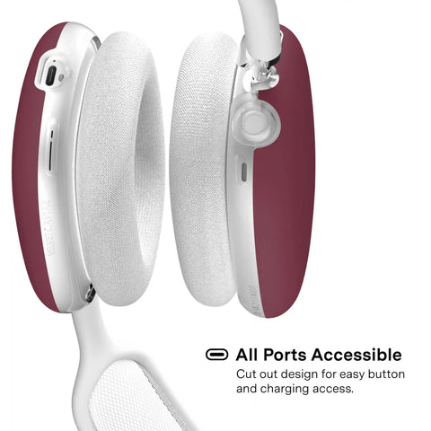 Burgundy AirPod Max Case
