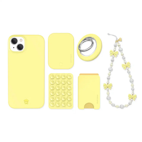 Butter Yellow iPhone Bundle Set