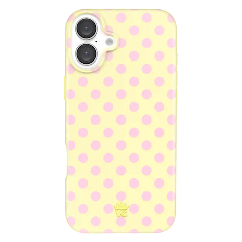 Buttercream Polka Dot iPhone Case