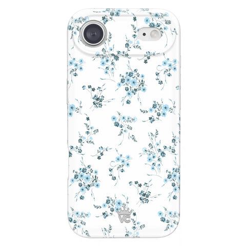 French Blue Floral iPhone Case