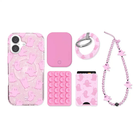 Ghosted Pink iPhone Bundle Set