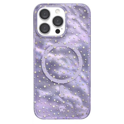 Lilac Celestial Stars iPhone Case