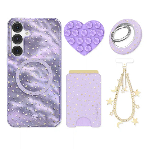 Lilac Celestial Stars Samsung Bundle Set