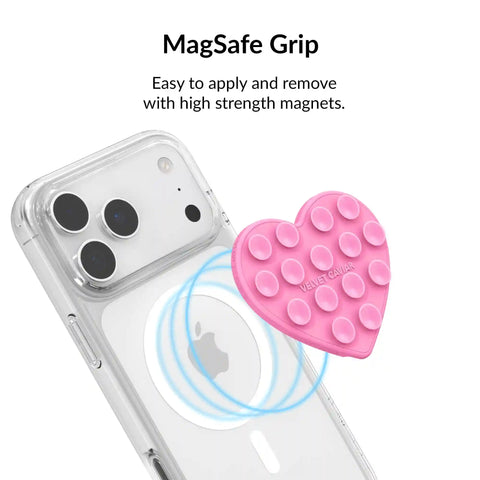 Pink Heart MagSafe MightyGrip