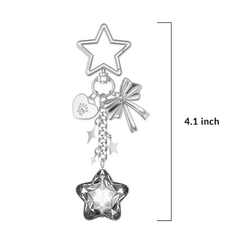 Onyx Star Bag Charm