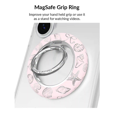 Pink Coastal Seashells Samsung Bundle Set