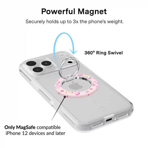 Pink Hanukkah MagSafe Grip Ring