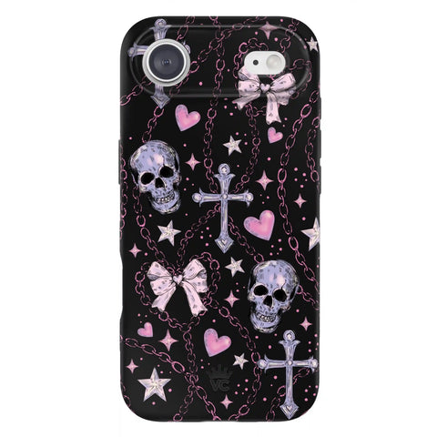 Pretty Punk Skulls iPhone Case