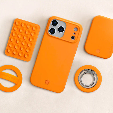 Pumpkin Spice Orange MagSafe Grip Ring
