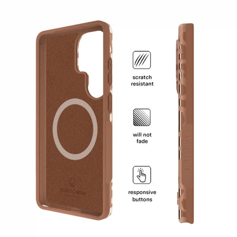 Bronze Chrome Leopard Samsung Case