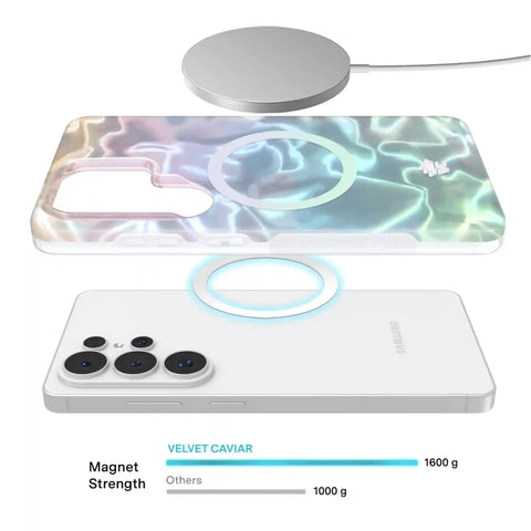 White Opal Holo Samsung Case