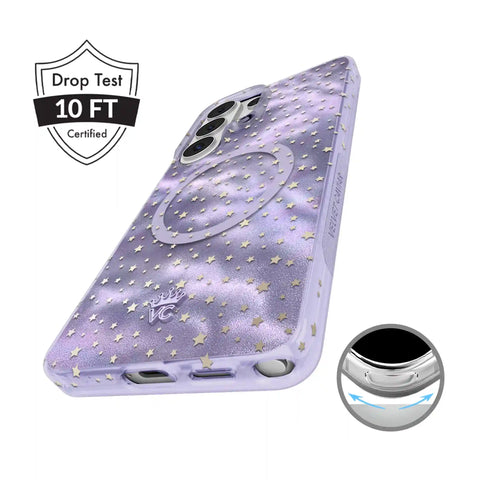 Lilac Celestial Stars Samsung Case