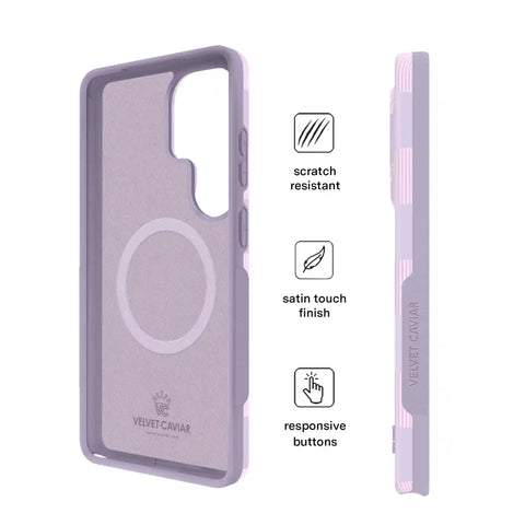 Lilac Vibe Checkered Samsung Case