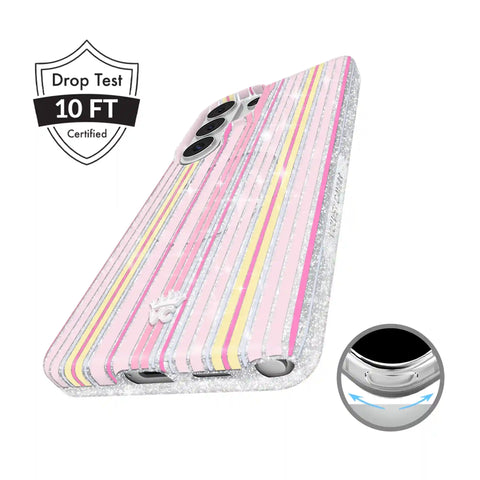 Sunkissed Stripes Glitter Samsung Case