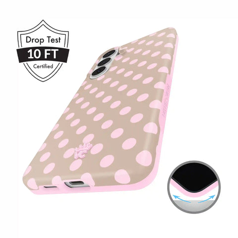 Brown Sugar Polka Dot Samsung Case