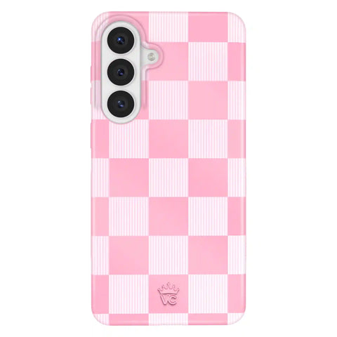 Pink Vibe Checkered Samsung Case