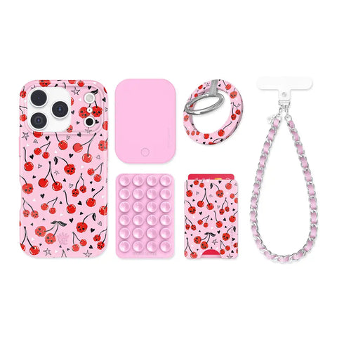 Sour Cherry Skulls iPhone Bundle Set