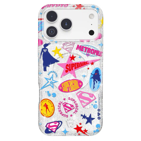 Supergirl Krypto Glitter iPhone Case