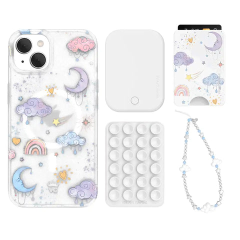 Sweet Dreams Frosted iPhone Bundle Set - Wallet