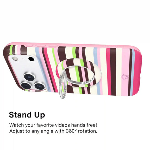 Sweet Treat Stripes MagSafe Grip Ring