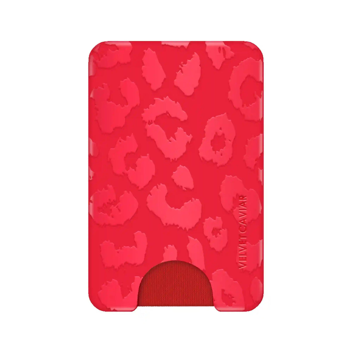 Red Leopard MagSafe Wallet