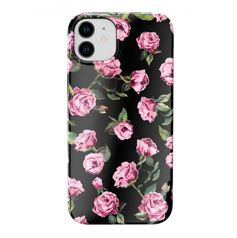 Pink Rose Floral iPhone Case